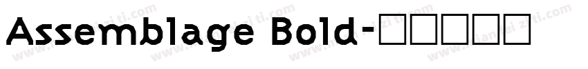 Assemblage Bold字体转换